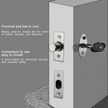Load image into Gallery viewer, Door lock Invisible Mortise Iron Pipe Well Lock Fire Door Escape Aisle Lock Hardware Accessories