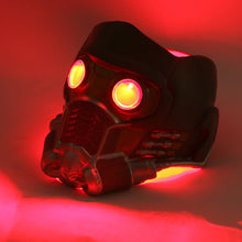 Load image into Gallery viewer, Movie Guardians Of The Galaxy Star Lord Infinity War Cosplay Costumes LED Lights Helmet Latex Mask Prop Superhero Halloween