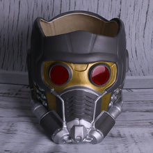 Load image into Gallery viewer, Movie Guardians Of The Galaxy Star Lord Infinity War Cosplay Costumes LED Lights Helmet Latex Mask Prop Superhero Halloween