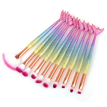 Load image into Gallery viewer, Makeup Brush 10/11 PCS Make Up Foundation Eyebrow Eyeliner Blush Cosmetic Concealer Brushes Foundation Brush Set