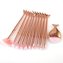 Load image into Gallery viewer, Makeup Brush 10/11 PCS Make Up Foundation Eyebrow Eyeliner Blush Cosmetic Concealer Brushes Foundation Brush Set