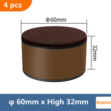 Load image into Gallery viewer, Multi-function Quality Table Sofa Heighten Foot Pad Floor Protectors Furniture Leg Desk Wear Resistant Feet Pads Mat 4pcs/lot