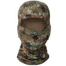 Load image into Gallery viewer, Neck Gaiters Multicam Balaclava Full Face Mask Tactical Camouflage CS Wargame Army Hunting Cycling Sports Helmet Liner Cap Military CP Scarf