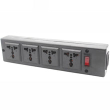 Load image into Gallery viewer, Multifunction Israel 250v 13a 1.5m 4 jack EU UK US AU Universal power Strip PDU IEC320 C14 Outlet adaptor cord Socket