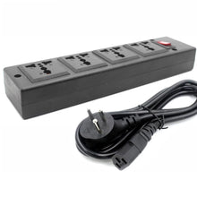 Load image into Gallery viewer, Multifunction Israel 250v 13a 1.5m 4 jack EU UK US AU Universal power Strip PDU IEC320 C14 Outlet adaptor cord Socket