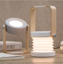 Load image into Gallery viewer, Multifunction Foldable LED Night Light USB Rechargeable Table Lamp Portable Dimmable Light for indoor lighting outdoor camping