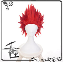 Load image into Gallery viewer, My Boku No Hero Academy Eijirou Kirishima Eijiro Red Short Heat Resistant Wig Cosplay Wig + Cap