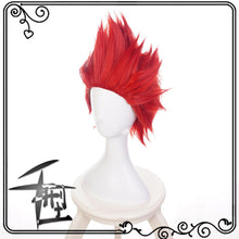 Load image into Gallery viewer, My Boku No Hero Academy Eijirou Kirishima Eijiro Red Short Heat Resistant Wig Cosplay Wig + Cap