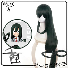 Load image into Gallery viewer, My Hero Academia Todoroki Shoto Long Wig Cosplay Girl Ver. Boku No Hero Academia Red and White Hair Costume Halloween Party Wig