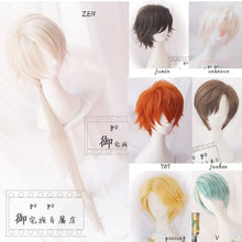 Load image into Gallery viewer, Mystic Messenger Cosplay Harajuku Curly Hair Wig 707 Yoosung Zen V Japanese Hair Costume Luciel Choi Zen Jumin Han Unisex Wig