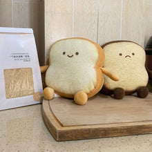Load image into Gallery viewer, NEW Cute Happy/Sad toast Plush Toy Plush Pillow Gift With Sleeping Baby Stuffed Sofa Back Cushion Children Baby Birthday Present