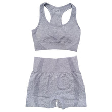 Load image into Gallery viewer, Yoga Set Workout Shirts Sport Pants Bra Gym Clothing Short For Women