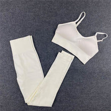 Load image into Gallery viewer, Yoga Set Workout Shirts Sport Pants Bra Fitness Running Sports Sets For Women