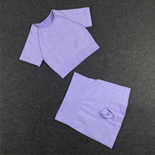 Load image into Gallery viewer, Yoga Set Workout Shirts Sport Pants Bra Fitness Running Sports Sets For Women