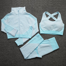 Load image into Gallery viewer, Yoga Sets Female Gym Suits Wear Women Fitness Sport