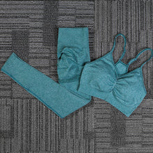 Load image into Gallery viewer, Yoga Set Fitness Sports Suits Gym Clothing Tops And Leggings For Women