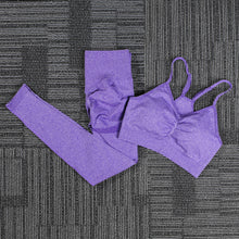 Load image into Gallery viewer, Yoga Set Fitness Sports Suits Gym Clothing Tops And Leggings For Women