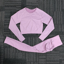 Load image into Gallery viewer, Yoga Set Fitness Sports Suits Gym Clothing Tops And Leggings For Women