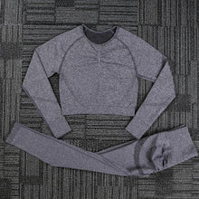 Load image into Gallery viewer, Yoga Set Fitness Sports Suits Gym Clothing Tops And Leggings For Women