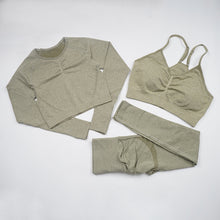 Load image into Gallery viewer, Yoga Set Women Workout Sportswear Gym Clothing Leggings+ Bra Sports Suits