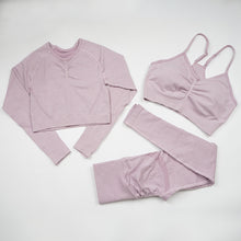 Load image into Gallery viewer, Yoga Set Women Workout Sportswear Gym Clothing Leggings+ Bra Sports Suits
