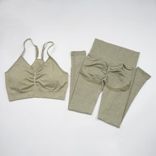 Load image into Gallery viewer, Yoga Set Women Workout Sportswear Gym Clothing Leggings+ Bra Sports Suits