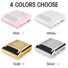 Load image into Gallery viewer, Nail Dust Collector Fan Vacuum Cleaner Manicure Machine Tools With Filter Strong Power Nail Art Tool Nail Vacuum Cleaner