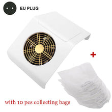 Load image into Gallery viewer, Nail Dust Collector Fan Vacuum Cleaner Manicure Machine Strong Suction Powerful Nail Art Tool Nail Vacuum Cleaner for Manicure