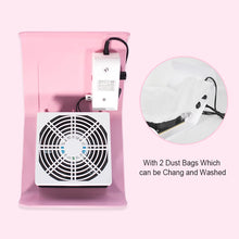 Load image into Gallery viewer, Nail Dust Collector Fan Vacuum Cleaner Manicure Machine Strong Suction Powerful Nail Tool Nail Vacuum Cleaner for Manicure
