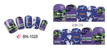 Load image into Gallery viewer, Nail Art Stickers Accessoires Halloween Nails Art Manicure Terug Lijm Decal Decoraties Stickers Voor Nagels Tips Beauty Sticker