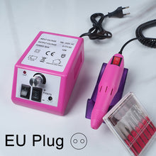 Load image into Gallery viewer, Nail Drill Electric Apparatus for Manicure 10pcs Milling Cutters Drill Bits Set Gel Cuticle Remover Pedicure Machine Nail Art