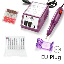 Load image into Gallery viewer, Nail Drill Electric Apparatus for Manicure 10pcs Milling Cutters Drill Bits Set Gel Cuticle Remover Pedicure Machine Nail Art