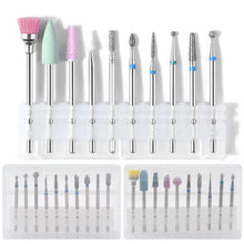 Load image into Gallery viewer, Nail Drill Electric Apparatus for Manicure 10pcs Milling Cutters Drill Bits Set Gel Cuticle Remover Pedicure Machine Nail Art
