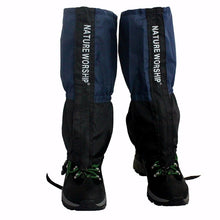 Load image into Gallery viewer, 1 Pair Waterproof Outdoor Hiking Walking Climbing Hunting Snow Legging Gaiters ski gaiters BLUE RED gaiters