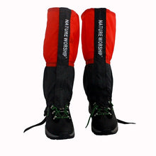 Load image into Gallery viewer, 1 Pair Waterproof Outdoor Hiking Walking Climbing Hunting Snow Legging Gaiters ski gaiters BLUE RED gaiters