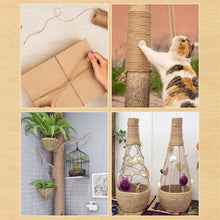 Load image into Gallery viewer, Natural Jute Rope Cord Twine Ribbon Craft DIY Wedding Jute String Thread Handmade Sewing Party Christmas Home Decortion 1mm-10mm