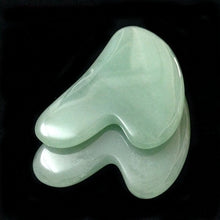 Load image into Gallery viewer, Natural Rose Jade Gouache Scraper Face Lift Massager for Face Gua Sha Board Skin Face Relax Sliming Beauty Eye Neck Thin Lift