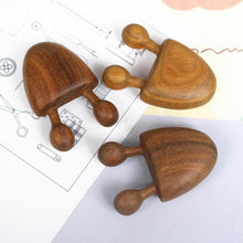 Load image into Gallery viewer, Natural Sandalwood Scraping Massage Tool Facial Eye Neck Massage Acupuncture Therapy Relaxing Stick Wooden Massager