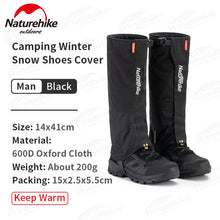 Load image into Gallery viewer, Outdoor Hiking Snow Legging Gaiters Climbing Winter Snow Shoes Cover Windproof Waterproof Hiking Skiing Climbing