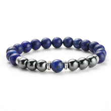 Load image into Gallery viewer, Natural Tiger Eye Beads Bracelet For Women Health Care Hematite Stretch Bracelets Men charm Fashion Jewelry charm bracelet men