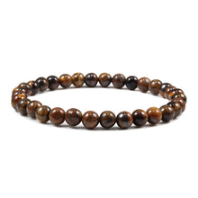 Load image into Gallery viewer, Natural Stone 6/8/10mm Beads Tiger Eye Bracelet Classic Men Women Buddha Black Lava Bracelets Minimalist Yoga Meditation Jewelry