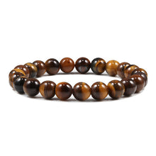 Load image into Gallery viewer, Natural Stone 6/8/10mm Beads Tiger Eye Bracelet Classic Men Women Buddha Black Lava Bracelets Minimalist Yoga Meditation Jewelry