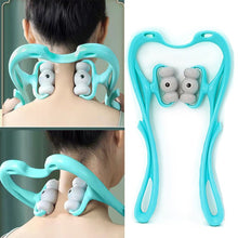 Load image into Gallery viewer, Neck Massager for Neck Shoulder Trigger Point Plastic Pressure Point Therapy Neck Massageador Massagem Relieve Hand Roller