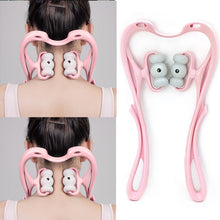 Load image into Gallery viewer, Neck Massager for Neck Shoulder Trigger Point Plastic Pressure Point Therapy Neck Massageador Massagem Relieve Hand Roller