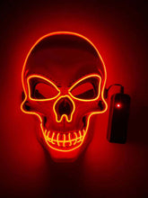 Load image into Gallery viewer, Neon Mask Led Light Up Party Masks The Purge Election Year Great Funny Mask Festival Cosplay Costume Supplies Glow Dark Skeleton