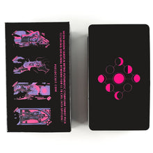 Load image into Gallery viewer, Neon Moon Tarot Deck - Pocket Size with Tuck Box Tarot Cards for Fate Divination Board Game Tarot and A Variety of Tarot Options