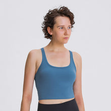 Load image into Gallery viewer, Yoga Bra Buttery Soft Racer back Crop Tank Top Medium Support for Workout Fitness Running