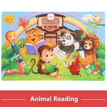 Load image into Gallery viewer, 30pcs Jigsaw Puzzle Kids Wooden Toys Cartoon Animal Wood Puzzle Board Early Learning Baby Educational Toys for Children