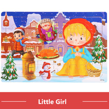 Load image into Gallery viewer, 30pcs Jigsaw Puzzle Kids Wooden Toys Cartoon Animal Wood Puzzle Board Early Learning Baby Educational Toys for Children