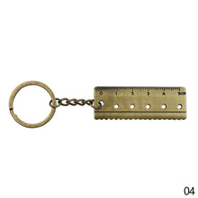 Load image into Gallery viewer, Arrival Measuring Tools Stainless Steel Retractable Ruler Tape Measure Keychain Key Ring Gauging Tools Keyring Pull Ruler
